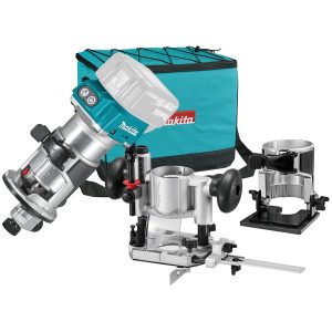 Акумулаторна челна фреза Makita DRT50ZX2, 18V, 6-8mm