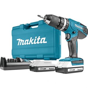 Винтоверт ударен акумулаторен Makita HP457DWE , 18 V, 42 Nm