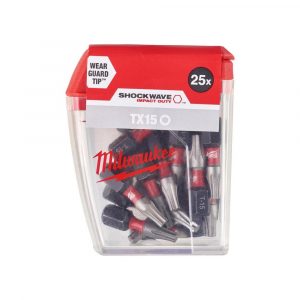 Накрайници ударни MILWAUKEE 4932430873, TX15, 25mm, 25 броя