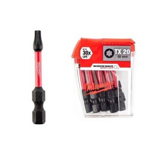 Накрайници ударни MILWAUKEE 4932430877, TX20, 50mm, 10 броя