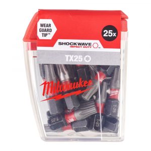 Накрайници ударни MILWAUKEE 4932430880, TX25, 25mm,  25 броя