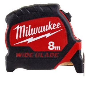 Ролетка противоударна двулицева 4932471816 MILWAUKEE WIDE BLADE 8 m