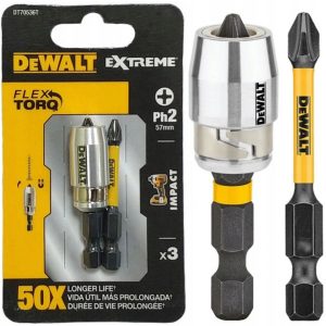 Магнитен адаптор с 2 накрайника Ph2 DeWALT DT70536T