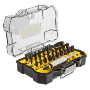 Комплект ударни накрайници, битове и магнитен адаптор DT70523T, 32 части