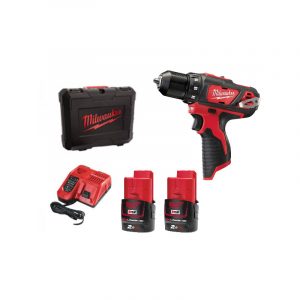 Винтоверт акумулаторен Milwaukee M12 BDD-202C 12 V, 30 Nm