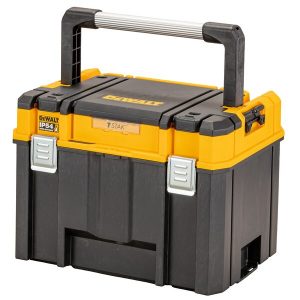 Пластмасов куфар с дълга алуминиева дръжка и органайзер DeWALT DWST83343-1 TSTAK, 440х333х323 mm