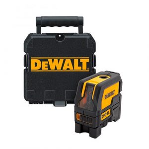 Лазерен нивелир линеен DEWALT DCE0822, отвес и 2 червени лъча
