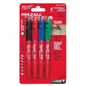 Цветни маркери  MILWAUKEE 48223106 INKZALL – 4 броя