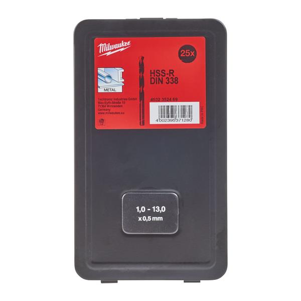 Комплект свредла за метал MILWAUKEE 4932352469, 25 части - Image 3