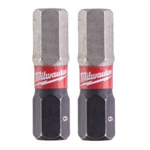 Накрайнк ударен шестостен HEX 6 MILWAUKEE 4932430897  - 25mm, 2 броя