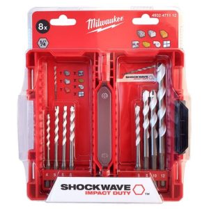 Комплект универсални свредла Multi-Material Milwaukee 4932471112, 4-12mm, 8 части