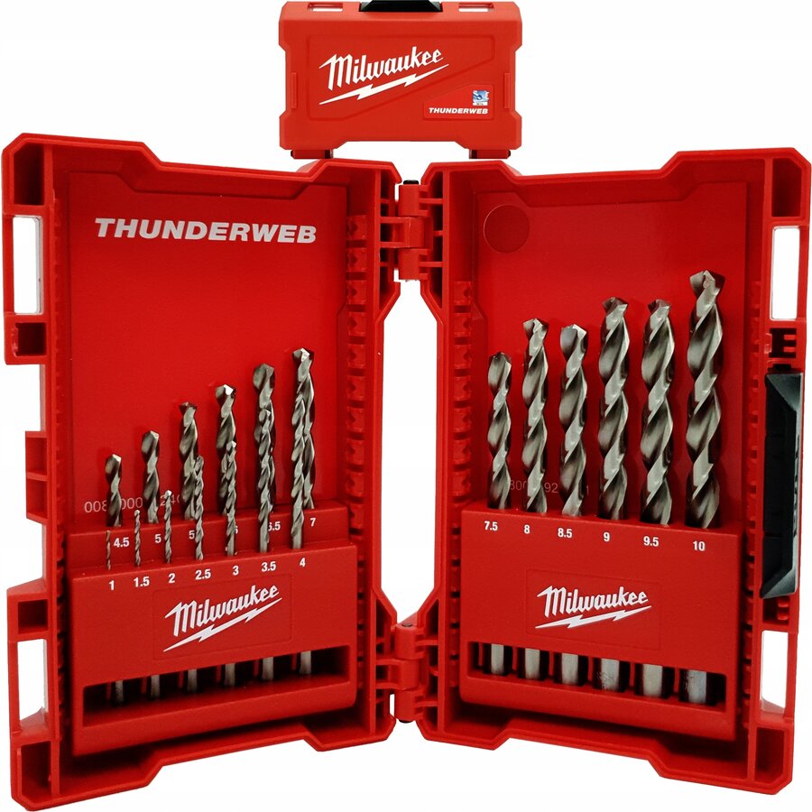 Свредла за метал MILWAUKEE 4932352374, 1.0-10mm, 19 части