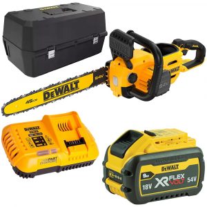 Верижен трион акумулаторен DeWALT DCMCS574X1 FLEXVOLT 54V