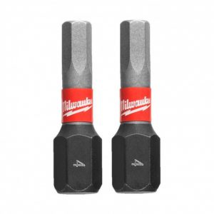 Накрайник ударен Milwaukee 4932430895, HEX 4.0x25 mm , 2 броя