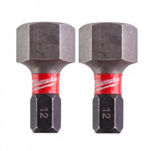 Накрайник ударен Milwaukee 4932430900, HEX12 x25 mm, 2 броя