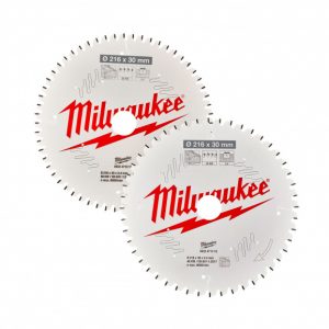 Диск с твърдосплавни пластини Milwaukee 4932479575, 215x30x2.4x48 ATB, 2 броя