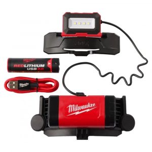Фенер челник за каска Milwaukee 4933479902 USB REC