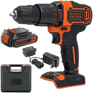 Акумулаторен ударен винтоверт BLACK & DECKER BDCHD18K, 18 V