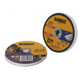 Дискове карбофлексови DеWALT DT3507 , 125х1 mm, 10 броя в метална кутия