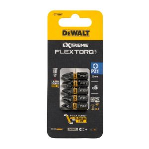 Накрайници за винтоверти DeWALT DT7386T, Pz1 x 25 mm, 5 броя