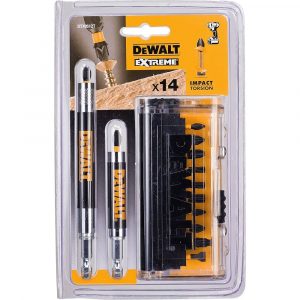 Комплект накрайници DeWALT DT70512T за ударен винтоверт, 14 части
