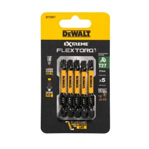 Накрайници за винтоверти Torx DeWALT DT7397T, T27 x 57 mm, 5 броя