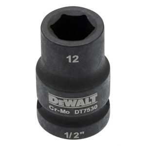 Ударна вложка вътрешен шестостен DеWALT  DT7530, 1/2" , 12 mm