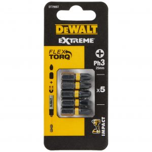 Накрайници за винтоверти DeWALT DT7995T, Ph3 x 25 mm, 5 броя