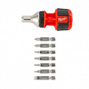 Отвертка 8 в 1 с тресчотен механизъм Milwaukee 4932471868, 200 mm