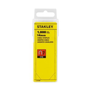 Скоба за такер за кабели Stanley 1-CT109T, тип 7, 14mm, 1000 броя