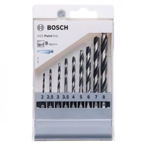 Комплект свредла за метал BOSCH PointTeQ 2607002826, 9 части