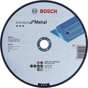 Диск за рязане BOSCH STANDARD FOR METAL 2608619770, 230 x 1.9 mm, за метал