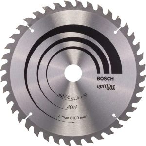 Диск за циркуляр BOSCH OPTILINE WOOD 2608640443, 254×30×2.8x40Z