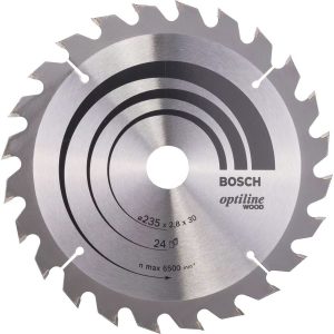 Диск за циркуляр BOSCH OPTILINE WOOD 2608640725, 235×30×2.8x24Z