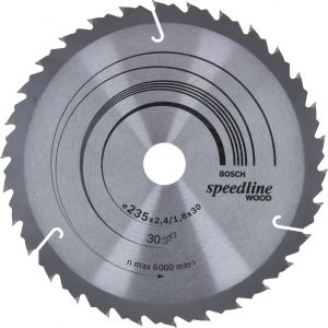 Диск за циркуляр BOSCH SPEEDLINE WOOD 2608640807, 235×30/25×2.4x30Z