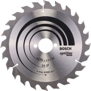 Диск за циркуляр BOSCH OPTILINE WOOD 2608641185, 190×30×2.0x24Z