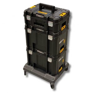 Комплект куфари 3 броя и количка DeWALT,  DWST1-70703, DWST1-71195, DWST1-71229, 4 части