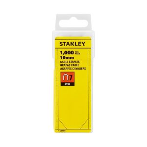 Скоба за такер за кабели Stanley 1-CT106T, тип 7, 10mm, 1000 броя