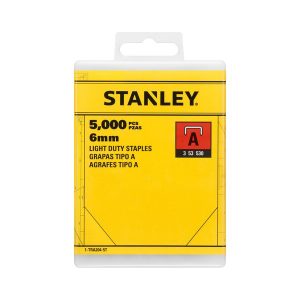 Скоба за такер Stanley 1-TRA204-5T, тип A, 6mm, 5000 броя