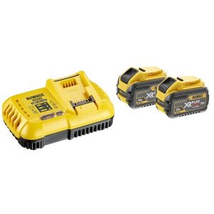 Комплект две батерии със зарядно устройство DeWALT DCB118X2, FLEXVOLT 54V, 9 Ah