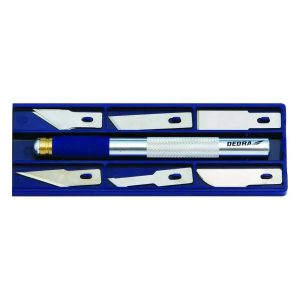 Многофункционален нож, скалпел DEDRA M9035, 12 остриета
